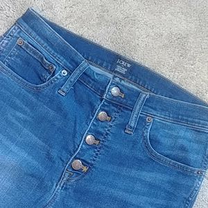 J Crew High Rise Vintage Straight Jeans